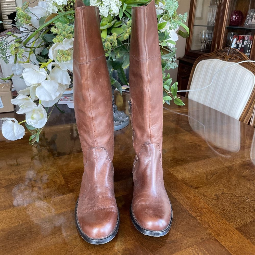 VINCE CAMUTO KADIA RIDING BOOTS BROWN SIZE 7.5